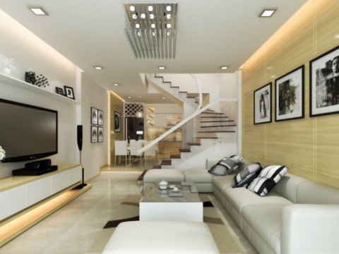 Giải pháp thiết kế nội thất nhà ống hiện đại Giải pháp thiết kế nội thất nhà ống hiện đại